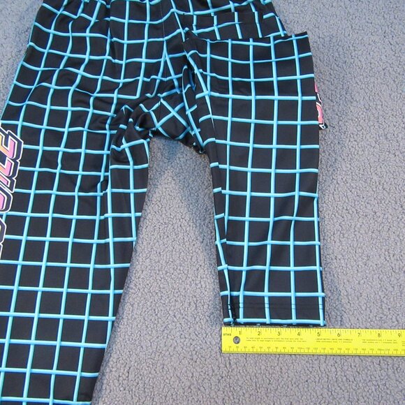 Adidas x Jeremy Scott JS Rally TP Pants XS – Black Grid Graphic Track Pants - Picture 11 of 12